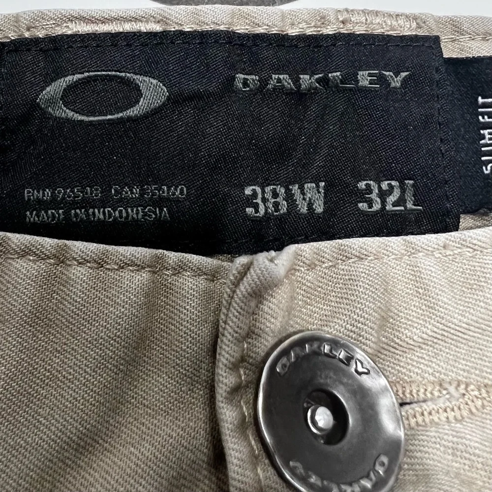 OAKLEY Pants Slim Fit 38W32L Khaki